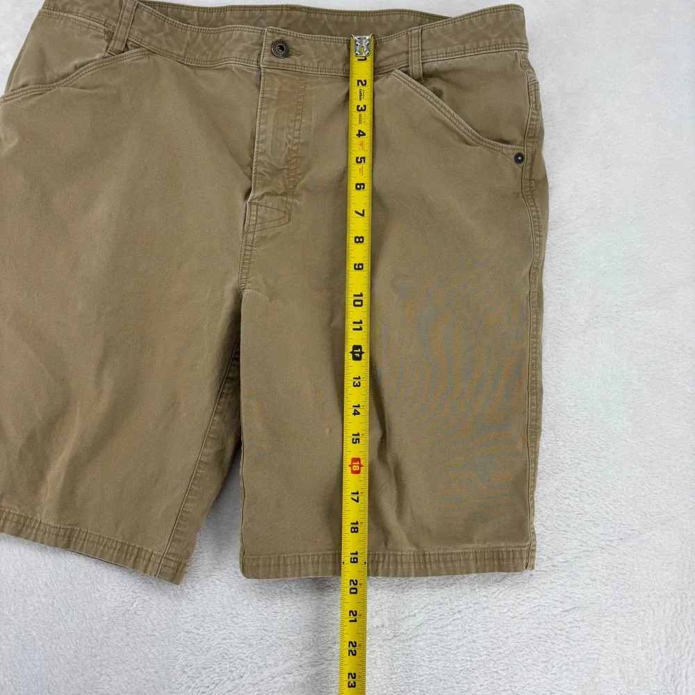 Prana Breathe Zion Mens Shorts Tan Khaki Size 38 M31191499 Outdoor Hiking